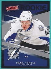 2010/11 Upper Deck Victory Black card #321 of Dana Tyrell - Tampa Bay Lightning