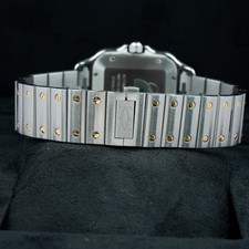 2026 Cartier Santos de Cartier W2SA0030 Grey Yellow Gold Steel Complete Set 12
