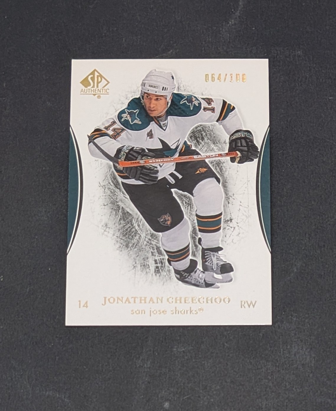 2007-08 SP Authentic Limited #84 Jonathan Cheechoo Sharks /100