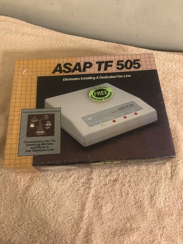 ASAP Fax PC Answering Machine & Land Line #TF505 NIB