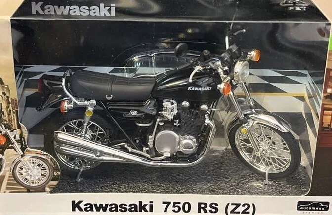 Nuevo, Aoshima Kawasaki 1/12 750 RS Z2 Negro 'Kuromame' Completo el Kawasaki Z2 - Imagen 2 de 4