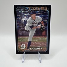 Jack Flaherty 2024 Topps Series 2 Black Foil Crackle #640