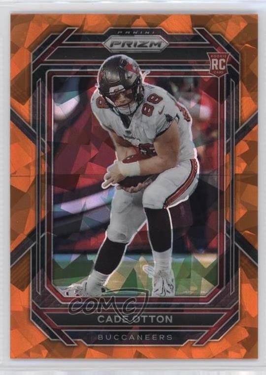 2022 Panini Prizm Rookies Orange Ice Prizm Cade Otton #362 zi1