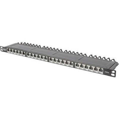 Digitus DN-91624S-SL-EA 24-Port Network Patchpanel 483mm (19) CAT 6A 0.5U M