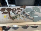 VTG MARX Iwo Jima/Guns of Navarone PlaySet, WWII Battle -Incomplete 2 FLOORS+++