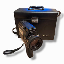 ELMO 600S Super 8 Sound Filmkamera Schwarz mi...