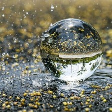 6CM Photography Crystal Ball Sphere Decoration Lens Photo Prop Lensball Clear ZZ