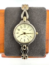 citizen fill 20mm Women Quartz Watch New Battery working 5930-K18221 f2105