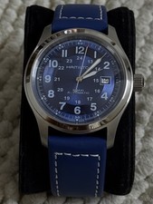 Hamilton Khaki Field Automatic Blue Dial Men