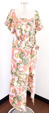 Show Me Your Mumu Danielle Puff Sleeve Hi Lo Wrap Tie Waist Maxi Dress Size 1X