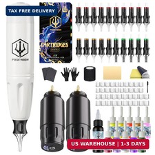 Wireless Tattoo Gun Kit Complete Tattoo Kit Tattoo Rotary Pen Set