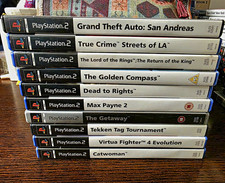 10 Games - Sony PlayStation 2 PS2 PAL - GTA San Andreas, Tekken, Dead to Rights