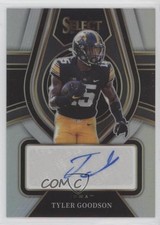 2022 Select Draft Picks Rookie Signatures Silver Prizm Tyler Goodson Auto 2b7