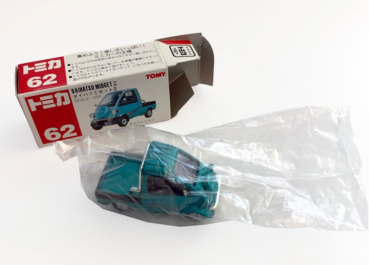 ∞ NIB Vintage Tomica TOMY #62 DAIHATSU MIDGET II Japanese Toy