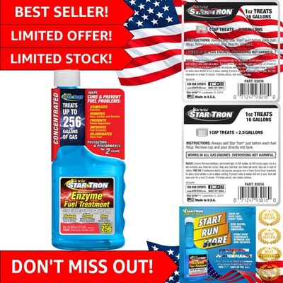 Star Tron Fuel Treatment - Maximize Performance & Prevent Ethanol Issues, 16 Oz