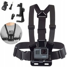 Chest Strap Harness Head Mount for GoPro HERO 4 5 6 7 8 9 10 11 12 Action Camera