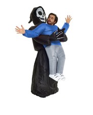 Morphsuits Grim Reaper Costume Inflatable Pick Me UP Brand New In Bag One Size