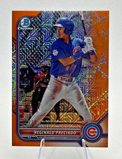 2022 Bowman - Chrome Prospects Reginald Preciado #BCP-44 Orange Refractor /25  