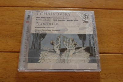 Tchaikovsky Prokofiev CD Nutcracker Cinderella 2CD Ballet Classical Remastered