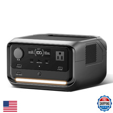 EF ECOFLOW Portable Power Station RIVER 3 Plus, 286Wh/12800mAh LiFePO4 Battery,