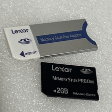 1pcs 2gb LEXAR, Sandisk Sony compatible Memory Stick Pro duo adapter for Sony
