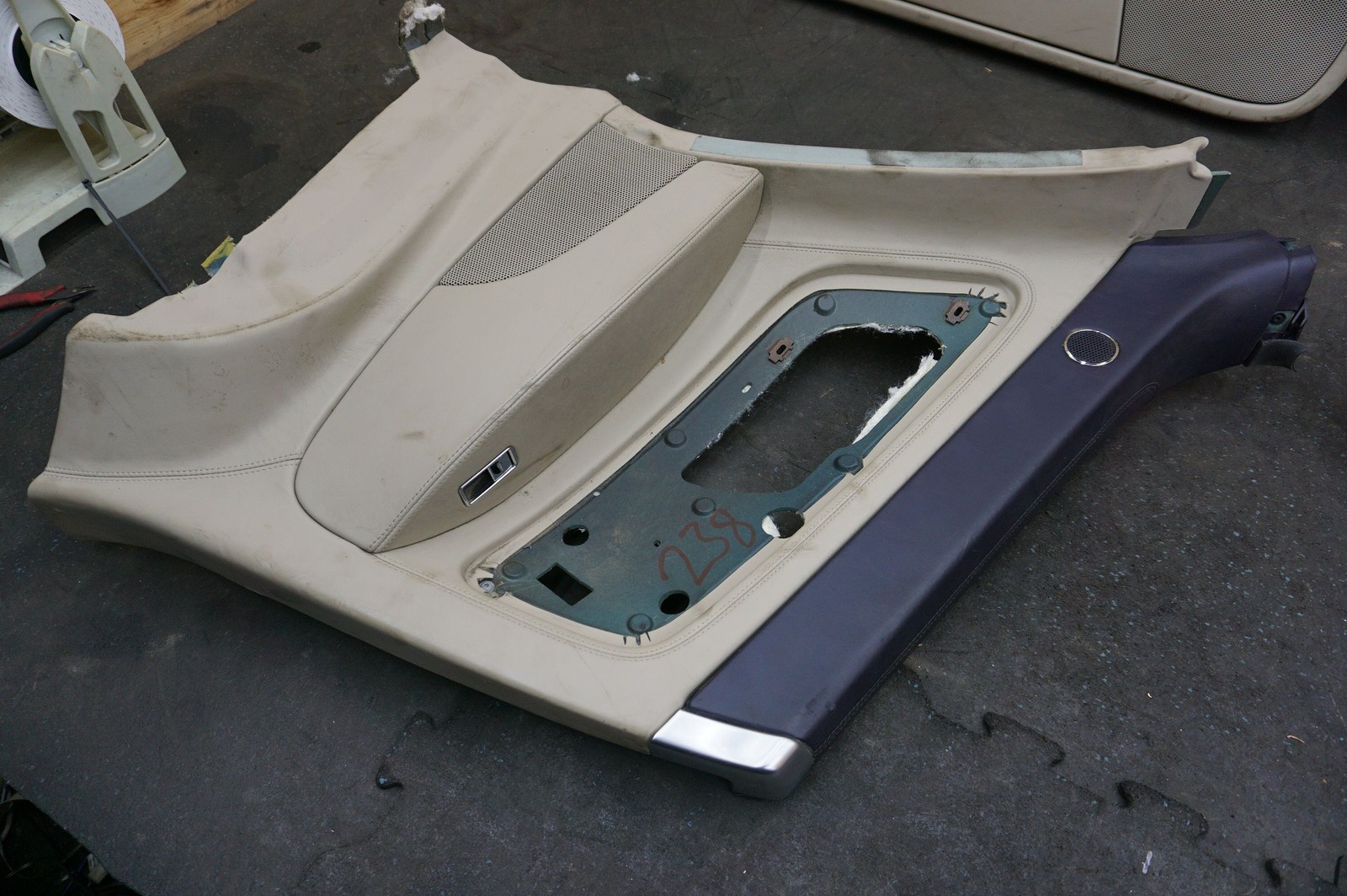 Set 4 Front Rear Door & Quarter Trim Panel Beige Blue OEM Bentley GT 2003-10