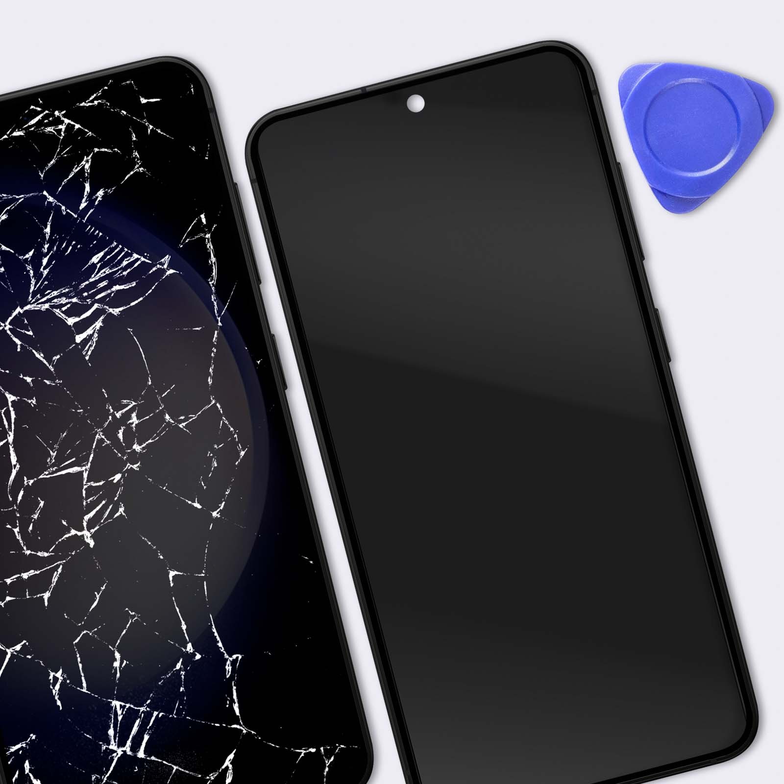 Écran OLED Gris avec Châssis pour Galaxy S23 de Clappio