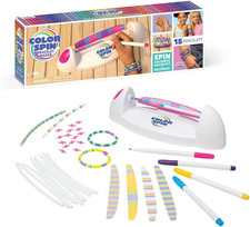 Colorspin Electric Friendship Bracelet Maker Kit - Make Bracelets in Minutes for
