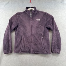 The North Face Women  s Size Medium M Purple Zip Up Fleece Jacket