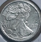 1/4oz .999 Fine Silver Walking Liberty 2000 Fractional Round Y2K