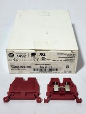 Allen-Bradley 1492-W3-RE Red Terminal Blocks Series B Box Of 27 