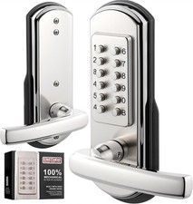 Keypad Door Lock Mechanical Keyless Entry Lock