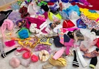 Vtg Barbie and Doll Clothing Lot Accessories Wide Variety of Items Tops Skirts