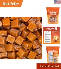 Rich Vanilla Caramel Candy: 2 Pound Bag of 150 Individually Wrapped Treats