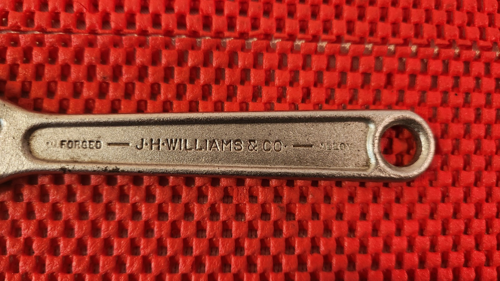 J. H. WILLIAMS & CO. 6" "SUPERJUSTABLE" WRENCH MADE IN THE U.S.A.
