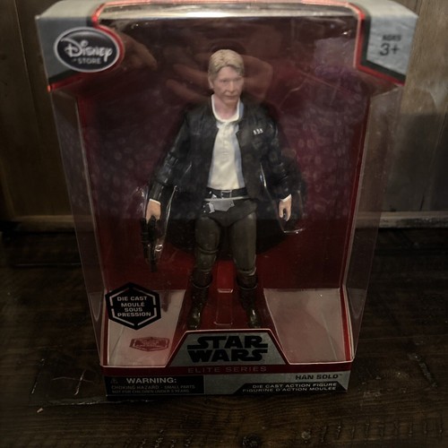 Star Wars Elite Series Han Solo Diecast 6" Action Figure Disney Store - Picture 1 of 4