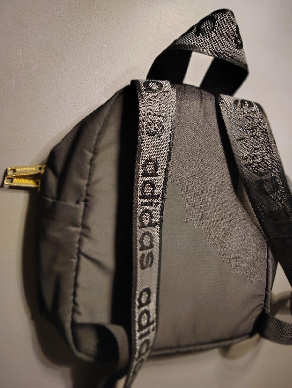 Adidas Mini Backpack BLACK 100% Polyester Adjusta… - image 8