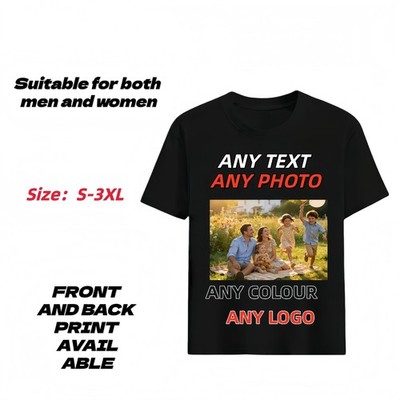 Customized design based on demand - custom text / images / logos For Men/Women