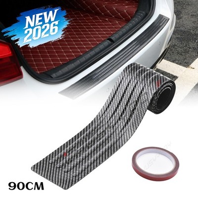 new Car Rear Trunk Sill Pad Bumper Protector Guard Rubber Trim Anti-Scratch