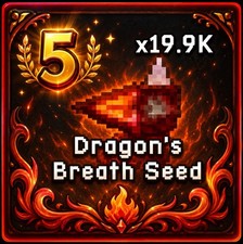 Grow A Garden 2 Gag2 / 5 Dragon Breath Seed C...