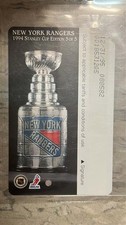 1994 MTA NYC New York Ranger Stanley Cup Blueback Metrocard New