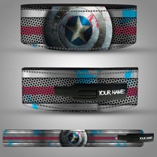Captain America Lever Belt Leather Weight Lifting belt Gym Strength Training