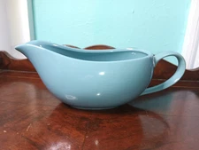 10 Strawberry Street Gravy Boat Nova Blue Ceramic Modernism