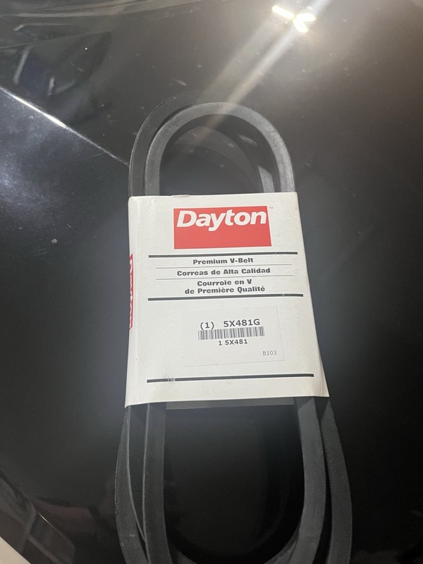 Dayton Premium V-Belt 5X481G / B103 (106” x 21/32” x 13/32”)