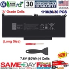 LOT F3YGT 2X39G Battery For Dell Latitude 12 13 14 7000 7280 7480 7490 DM3WC NEW