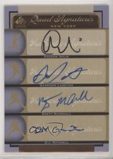 2012 SP Signature Edition Quad Signatures Andrew Aplin Brett Marshall Auto 2u3