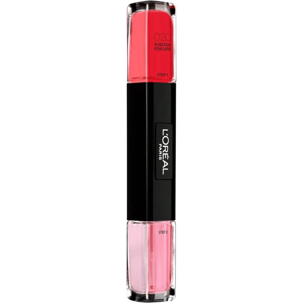 L'Oreal Paris Infallible Nail Polish 020 Fuschia for Life 5ml (PACK OF 2)