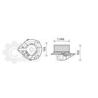 Elektromotor InnenraumgebläSe FüR VW Transporter IV Pritsche/Fahrgestell 1.9 D