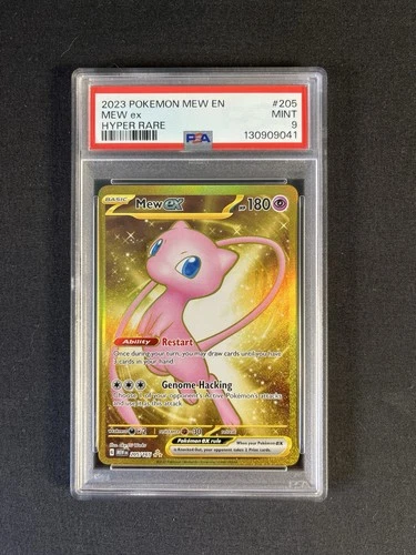 Mew ex 205/165 Sv: Scarlet & Violet 151 Holo PSA 9