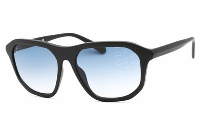 GUESS GU057-02W-60  Sunglasses Frame Size 60mm 140mm 17mm BLACK Men
